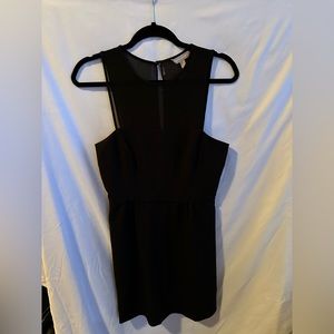 BR Classic Sheer High Neck Black Dress
